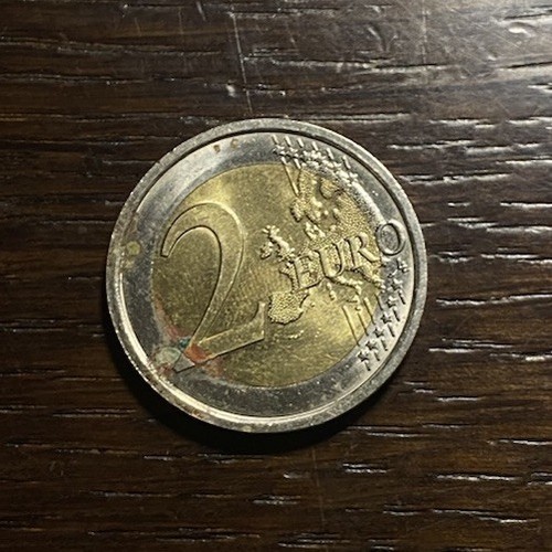 Moneta euro rara - da,