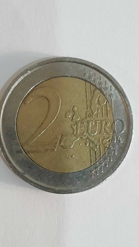 Moneta rara euro del - rara, da
