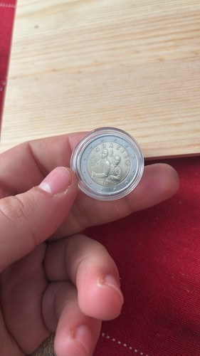 Moneta euro rara - da, 2