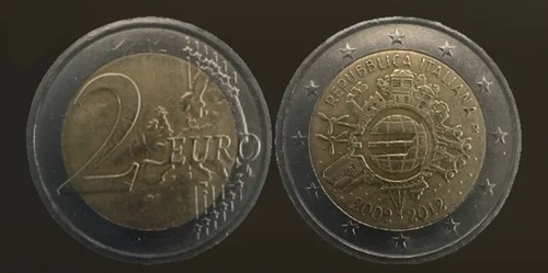 Moneta euro repubblica - moneta,